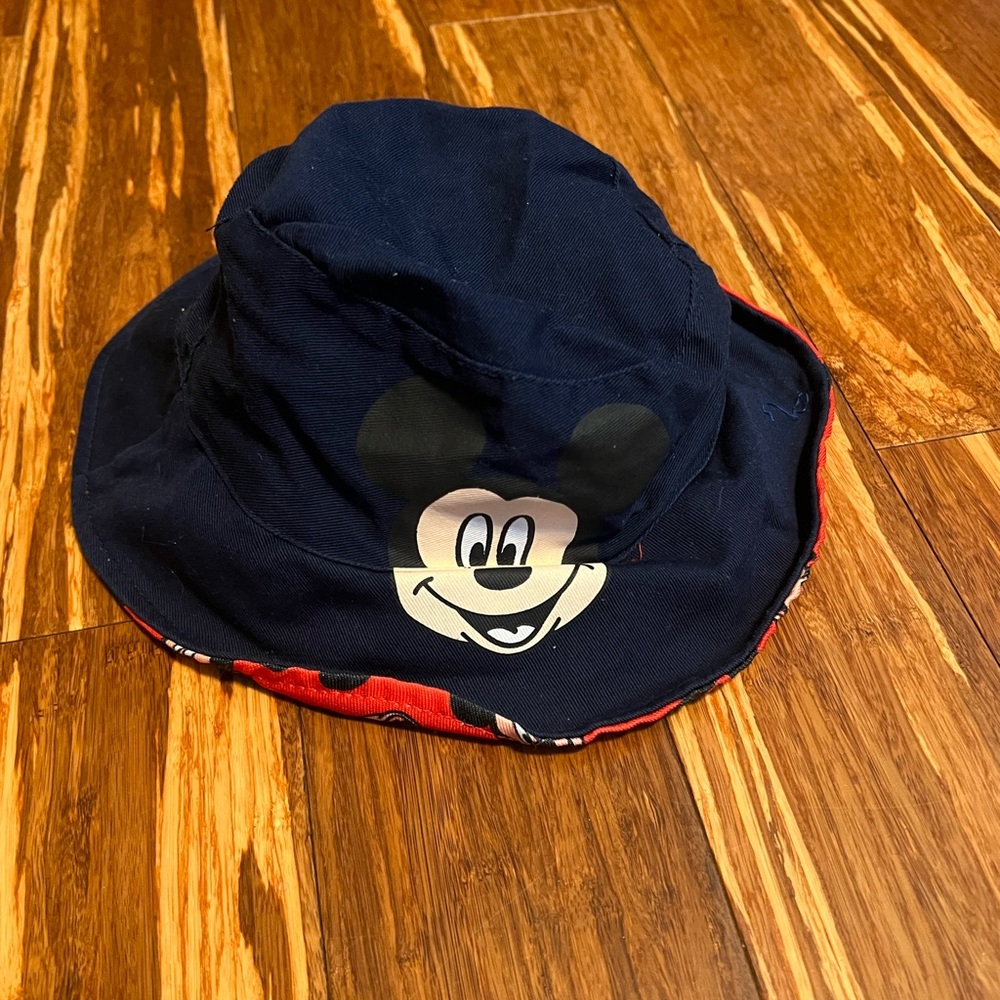 Disney Kids Dark Blue Mickey Mouse Bucket Hat